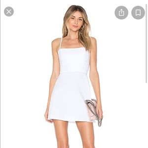 Vienna A-Line Mini Dress in White